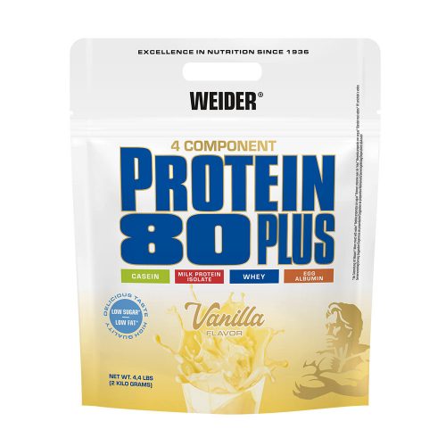 Protein 80 Plus fehérjepor - 2 kg - vanília