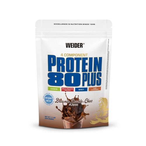 Protein 80 Plus fehérjepor - 500 g - csokis brownie