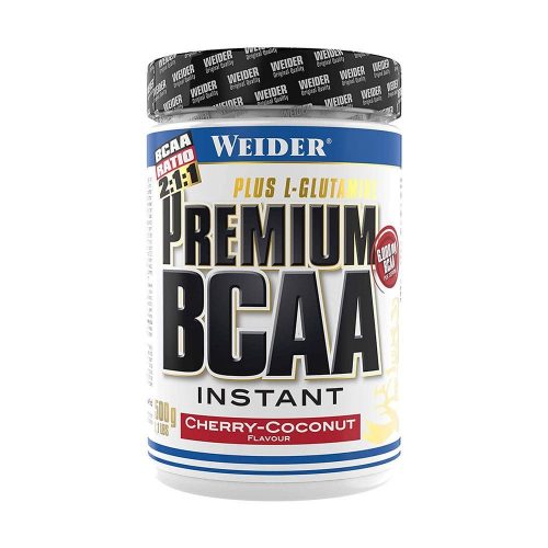 Premium BCAA Instant aminosav Plus L-Glutamin - 500 g - cseresznye-kókusz