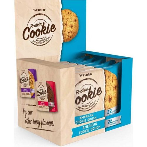 Protein Cookie vegán fehérje süti - 12x90 g - csokis keksz